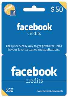 Facebook Gift Cards at Walmart