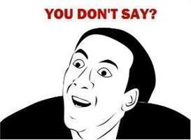 You Don't Say? - Webmaster tools