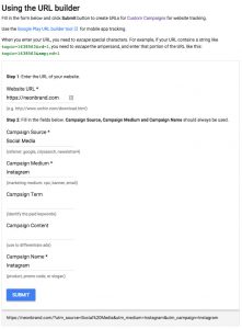 Google URL Builder