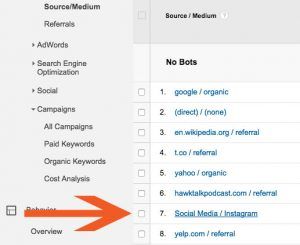 Referral Source Instagram