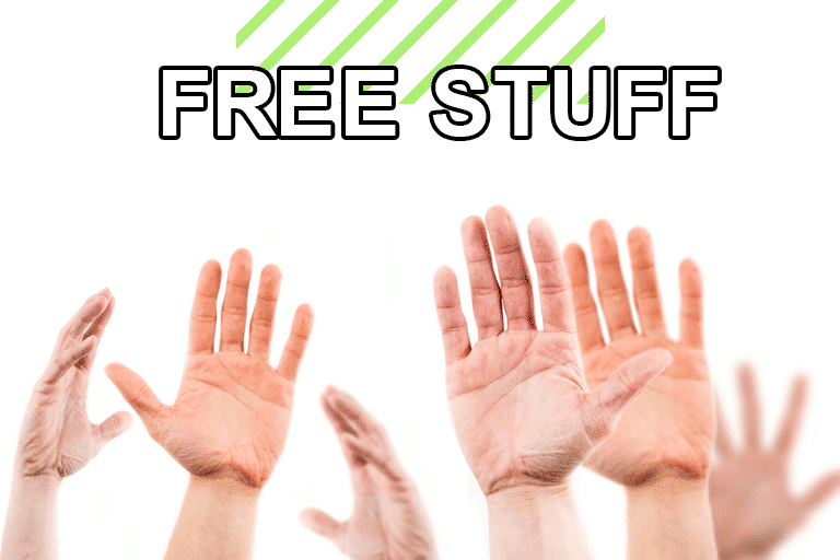 give away free stuff to attract more traffic