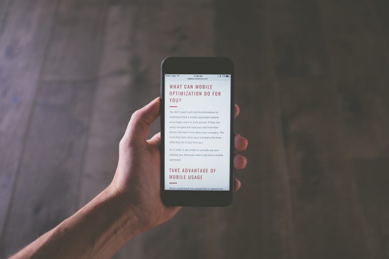 mobile optimization
