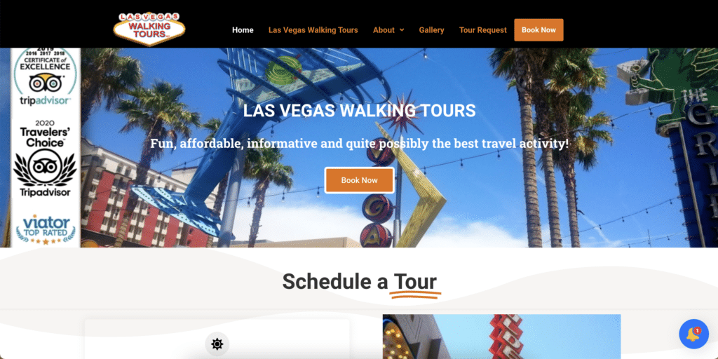 Las vegas walking tours